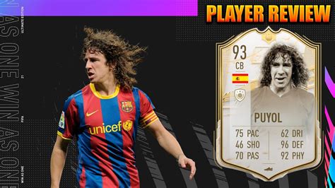 Carles Puyol 93 Icono Moments Player Review ¿vale La Pena Fifa 21