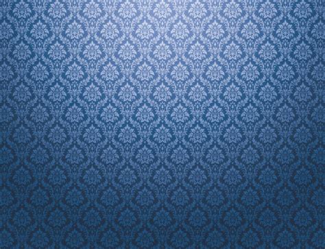 Royal Blue Damask Wallpaper