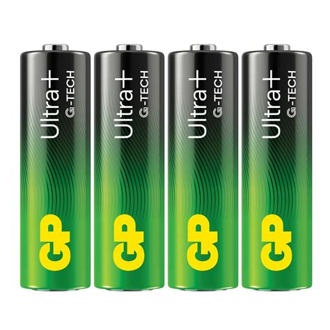 Confezione 4 Batterie GP Ultra Plus Alcaline Stilo AA 15AUP LR6 GP