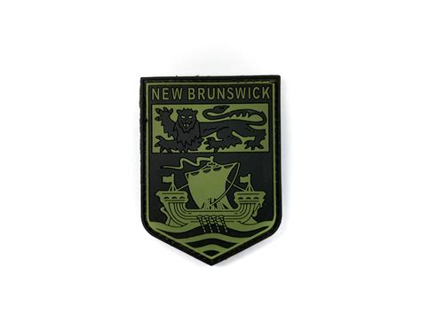 Pvc Morale Patch Provincial Shield New Brunswick Od Tactical