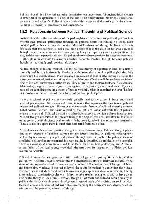 Unit 1 Significance Of Western Political Thought PDF