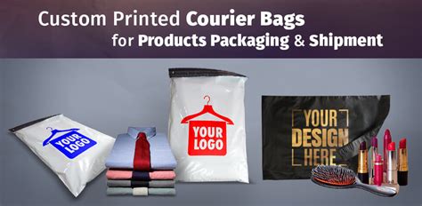 Custom Printed Plastic Courier Bags For Products Packaging And Shipment