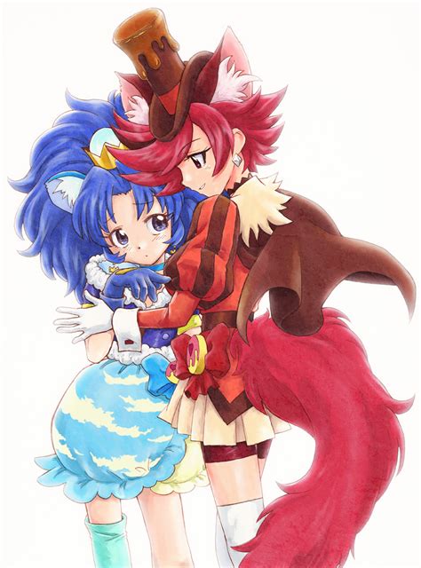 Tategami Aoi Kenjou Akira Cure Chocolat And Cure Gelato Precure And