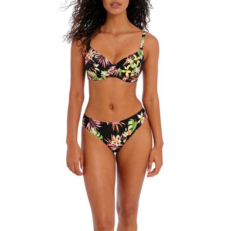 Plavky vrchní díl FREYA SWIM SAVANNA SUNSET UW PLUNGE BIKINI TOP MULTI Caresse BraExpert