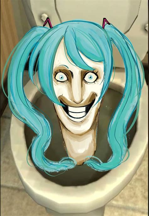 Skibidi Toilet Miku | Hatsune Miku Creepy Redraws | Know Your Meme