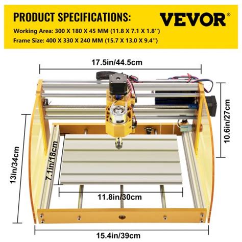 Vevor Cnc Router Machine Pro Engraver With Grbl Offline Controller