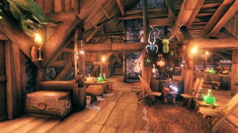 Valheim - Tavern Interior - The Pilgrimz Project | Viking house, Base ...