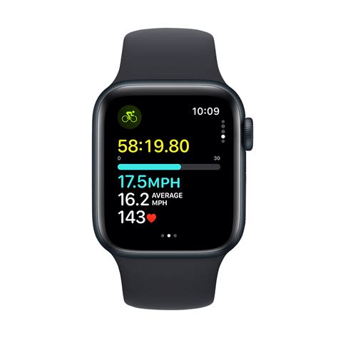 Buy Apple Watch Se Gps With Midnight Sport Band Sm 40mm Display Midnight Aluminium Case