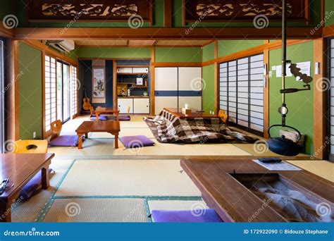 Traditional Ryokan Japanese House Interior Editorial Image - Image of interior, living: 172922090