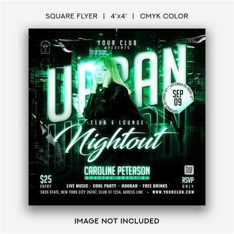 Premium Psd Urban Party Flyer Template