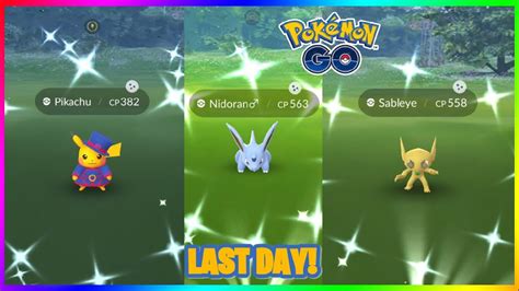 LAST DAY OF CHAMPIONSHIP EVENT IN POKEMON GO Shiny Pikachu Quests