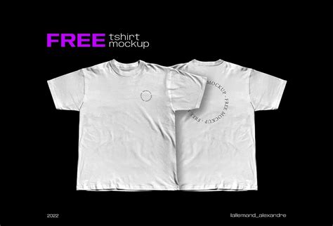 Free Realistic T Shirt Mockup Psd Download Graphic Shell