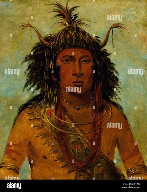 Indian Chief Catlin Hi Res Stock Photography And Images Alamy