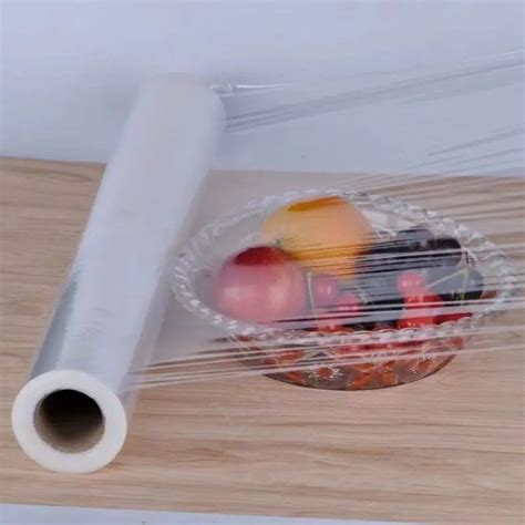 Food Grade Fragile Transparent Cling Stretch Film Wrapping PVC Stretch