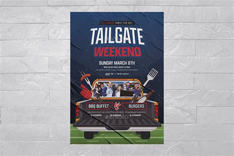 Tailgate Football Party Flyer Print Templates Graphicriver