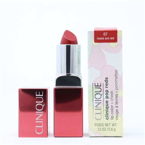 Clinique Oz Pop Reds Lip Color Plus Cheek No Roses