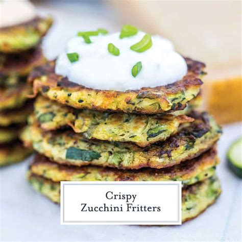 Crispy Zucchini Fritters Easy Zucchini Pancake Recipe