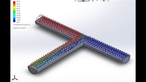 Tutoriel SolidWorks Simulation Des Fluides Dans Une Tuyauterie YouTube