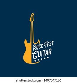 Acoustic Guitar Logo Design Images Stock Stock Vector (Royalty Free ...