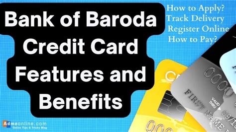 Apply For BoB Credit Card Bank Of Baroda Credit Card Online Payment