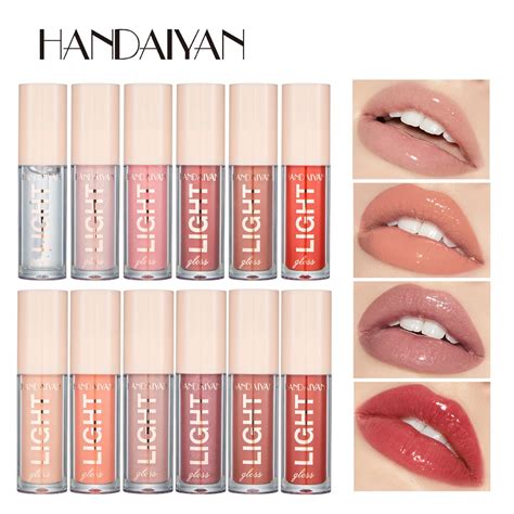 12 Colors Lip Gloss Moisturizing Mirror Shimmer Pearly Liquid Lipstick