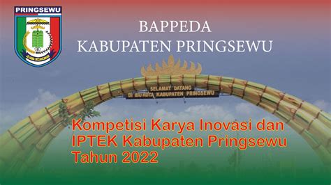 Kompetisi Karya Inovasi Dan IPTEK Kabupaten Pringsewu 2022 Lappung