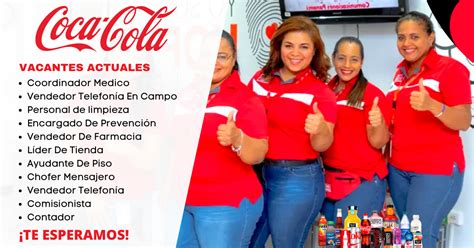 Coca Cola Solicita Personal Para Sus Distintas Areas Postula Portal