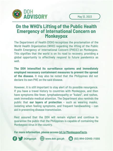 Raphael Bosano On Twitter Read Doh Statement Following The Whos