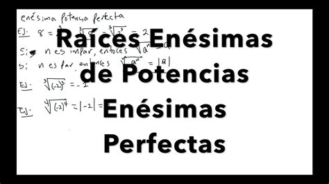 Encontrar la Enésima Raíz Raíz Enésima Perfecta YouTube