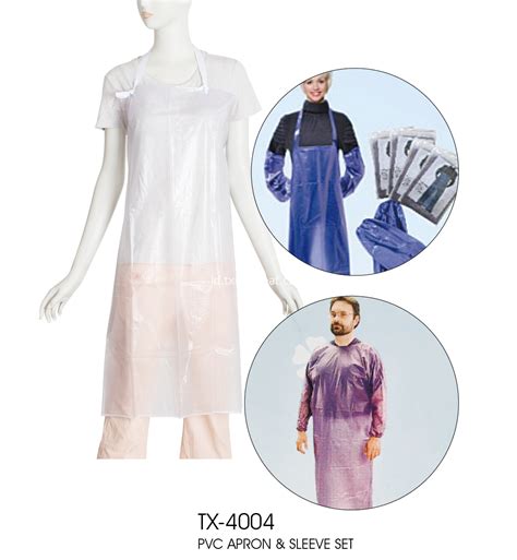 Pvc Apron Pe Disposable Apron Produsen Terkemuka Apron Plastik Reusable