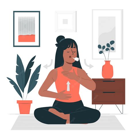 Breathing Exercises Mindfulness Techniques To Help With Clip Art Library