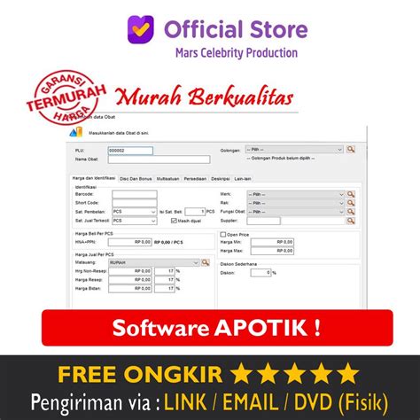 Jual Software Aplikasi Keuangan Kasir Apotek Apotik Klinik Rs Rumah