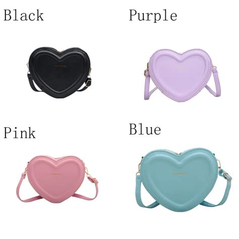 Heart Shaped Handbag Minimalist Heart Design Novelty Bag Peach Heart