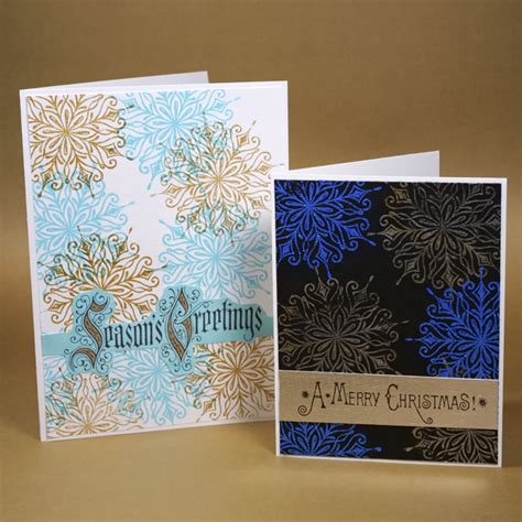 Snowflake Christmas Card - Hop-A-Long Studio