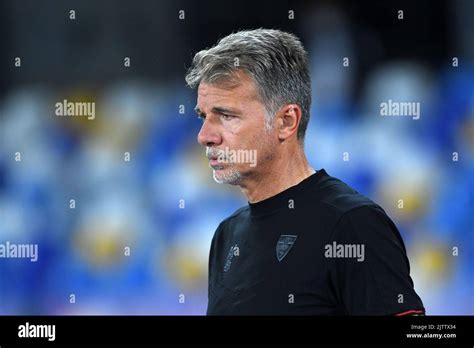 Marco Baroni Coach Of Us Lecce During The Serie A Match Between Ssc