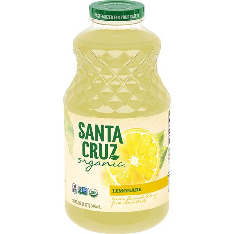 Santa Cruz Organic Lemonade, 32 Ounce Bottle – BrickSeek