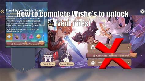 How To Complete Wishes On Genshin Impact Youtube