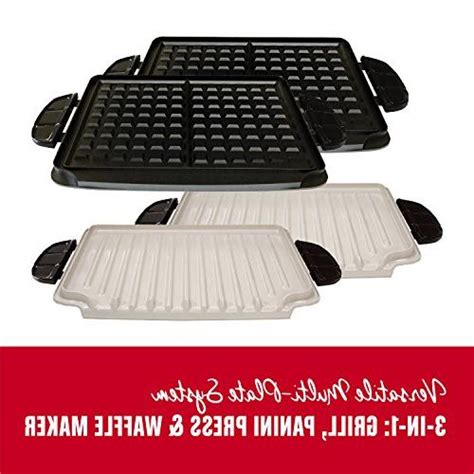 George Foreman 5 Serving Multi Plate Evolve Grill System