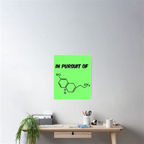 Molecule HO NH NH2 In Pursuit Of Serotonin Lucky Poster For Sale By