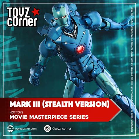 Jual Toyz Corner Hot Toys MMS 314D12 MMS314D12 Iron Man Mark 3 Stealth Version Shopee
