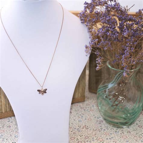 Rose Gold Bee Necklace By Heather Scott Jewellery Notonthehighstreet