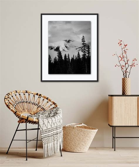 Black And White Landscape Photography Print Download Etsy