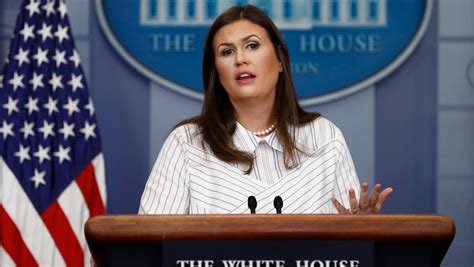 Sarah Huckabee Sanders A Look At The New White House Press Secretary