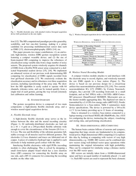 An EMG Gesture Recognition System With Flexible High Density Sensors