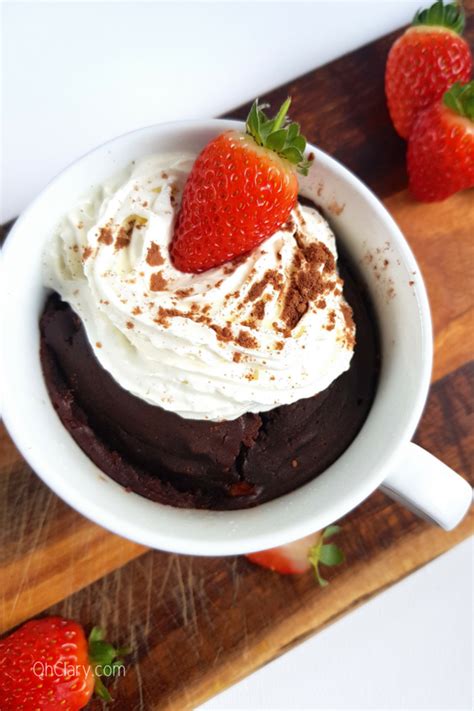 Keto Chocolate Mug Cake Deliciously Moist 1 Minute Keto Dessert