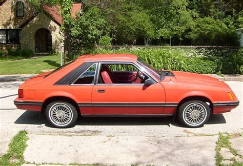 Bright Red 1979 Ford Mustang Hatchback