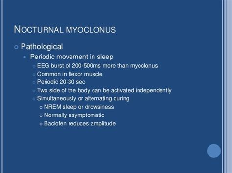 Myoclonus