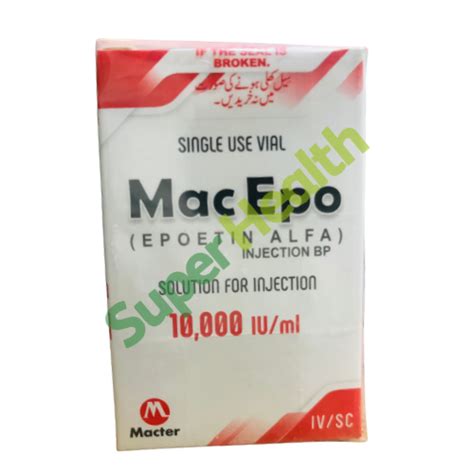 Mac Epo 10000iuml Ivsc Inj 1s Super Health