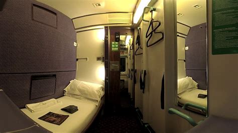 First Class Cabin On The Caledonian Sleeper From London To Scotland 360 Video Youtube