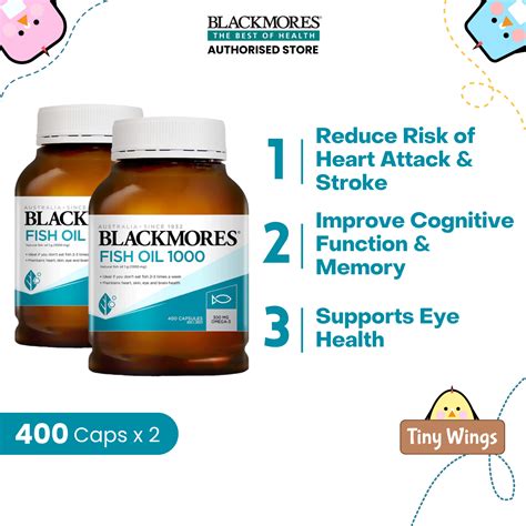 Authorized Store Blackmores Odourless Original Fish Oil 400